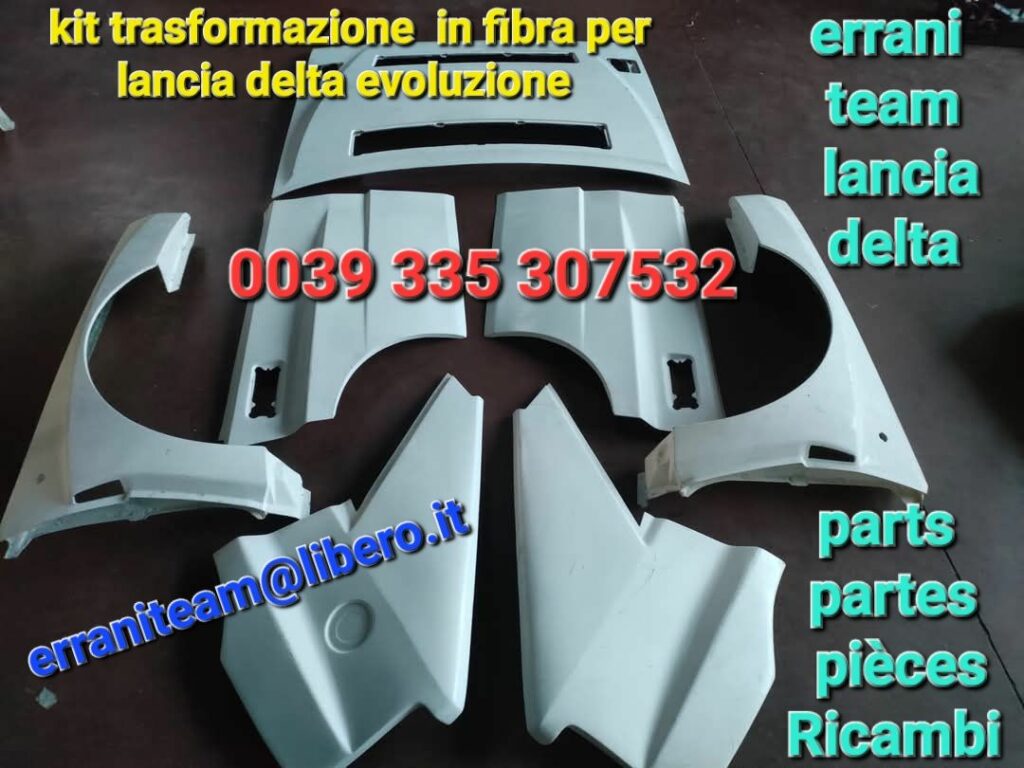 Kit trasformazione in fibra per lancia delta evoluzione
